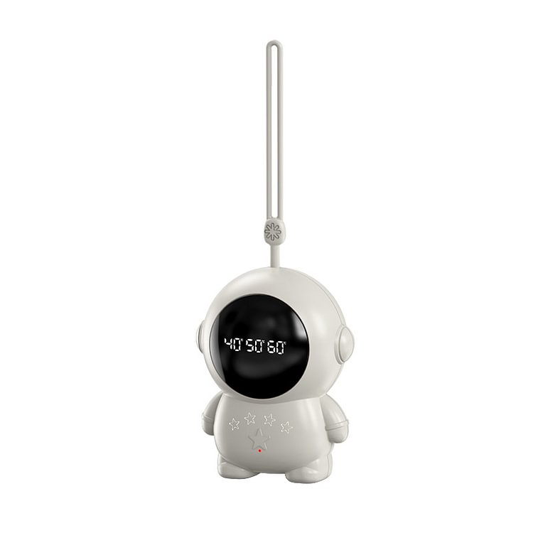 Toy Time  Mini Astronaut Hands Warming Treasure Astronaut Digital Display Heating Portable USB Charging Hand Warmer Outdoor Office Home winner gifts