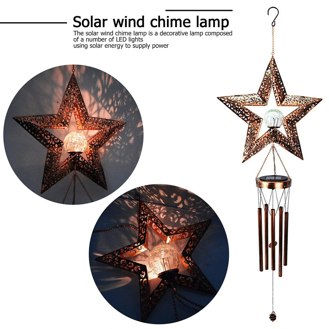 Solar Wind Chimes Light