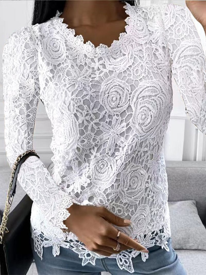 Elegant Laced Women's Shirt