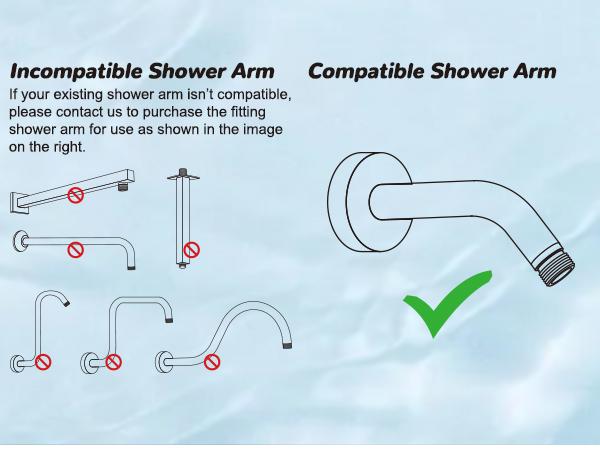 Hibbent Upgraded Chrome Fixed Shower Head Combo - 13'' Easy Reach High Pressure Rainfall Shower, 5-Jet Fixed Showerhead, 10-Mode Handheld, 12'' Extension Arm, 4-Way Diverter, 71'' Hose, Holder, cUPC Certified (Multi-Spray, Adjustable), Jets Fixed Showerhe