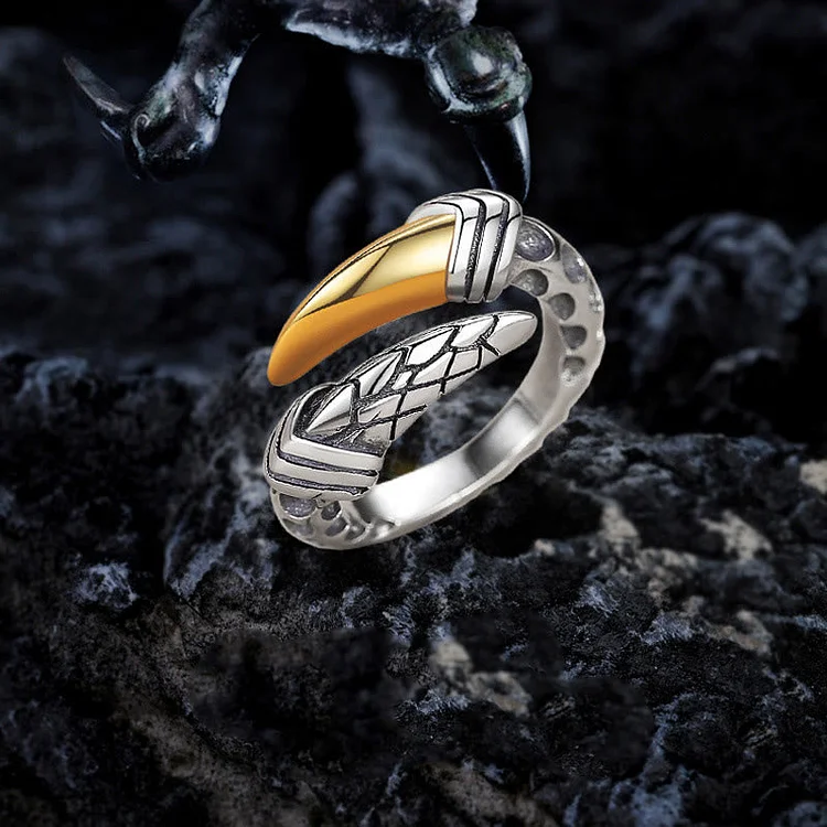 Coutureaura Jormungandr Dragon Claw Ring