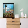 Diamond Painting Beachfront Lighthouse Full Round Drill Picture (A3799)