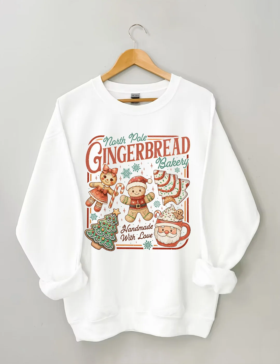North Pole Gingerbread Sweatshirt