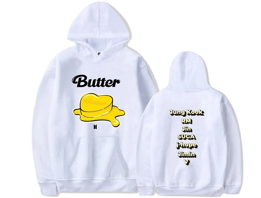 방탄소년단 Butter Album Print Hoodie