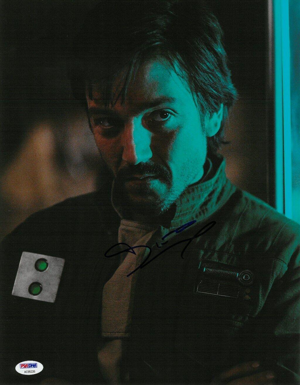 Diego Luna Signed Star Wars Authentic Autographed 11x14 Photo Poster painting PSA/DNA #AC95226