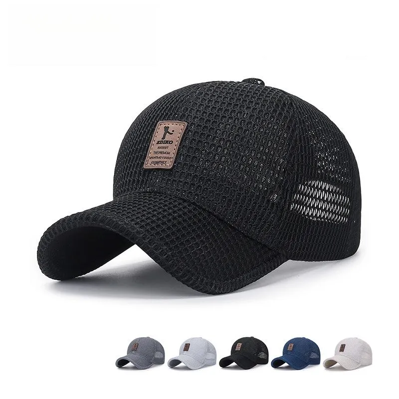 Lightweight and breathable baseball cap for summer