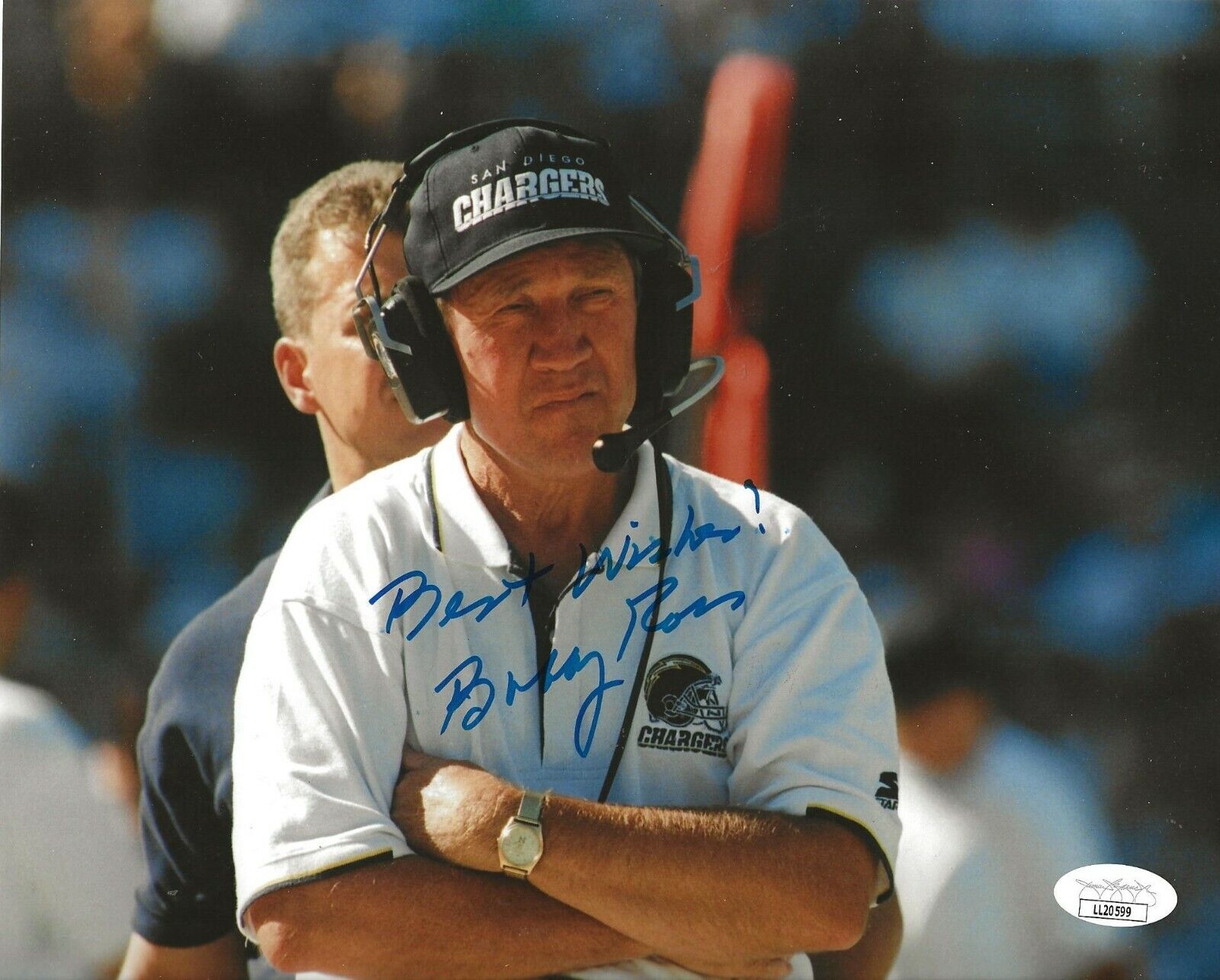 Bobby Ross signed San Diego Chargers 8x10 Photo Poster painting autographed JSA