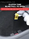 Rear Door Emergency Puller Extended Emergency Safety Pull Rope for Tesla Model Y