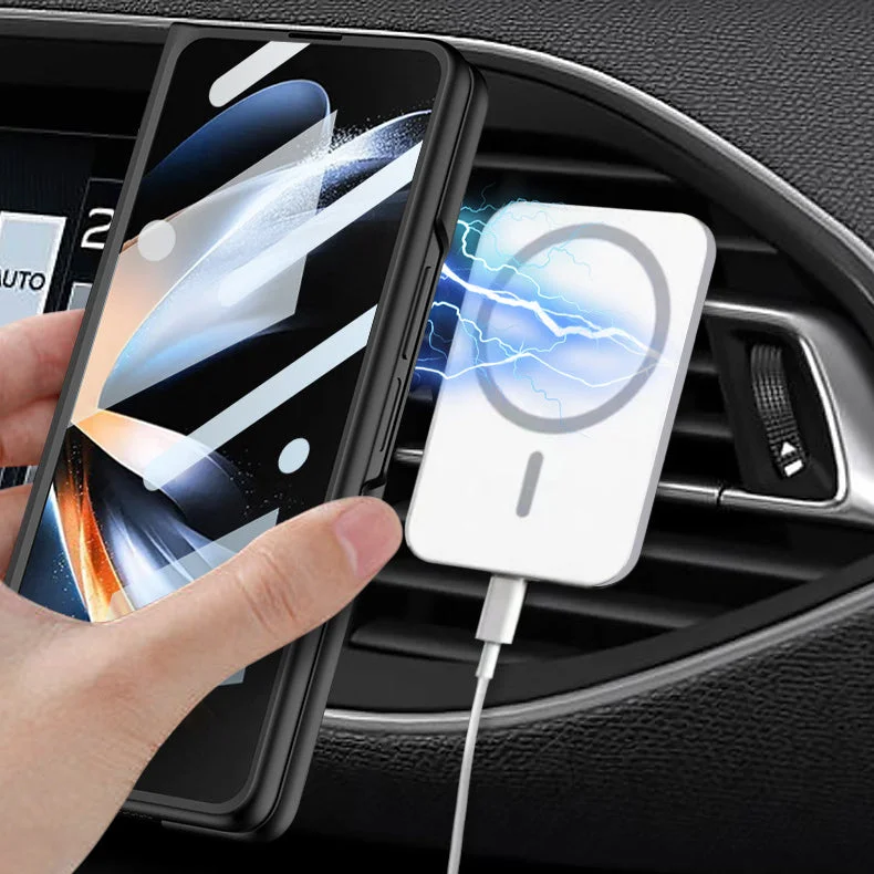 Applicable To Samsung ZFold3/ZFold4 Ultra-Thin Shell Film Wireless Charger Phone Case