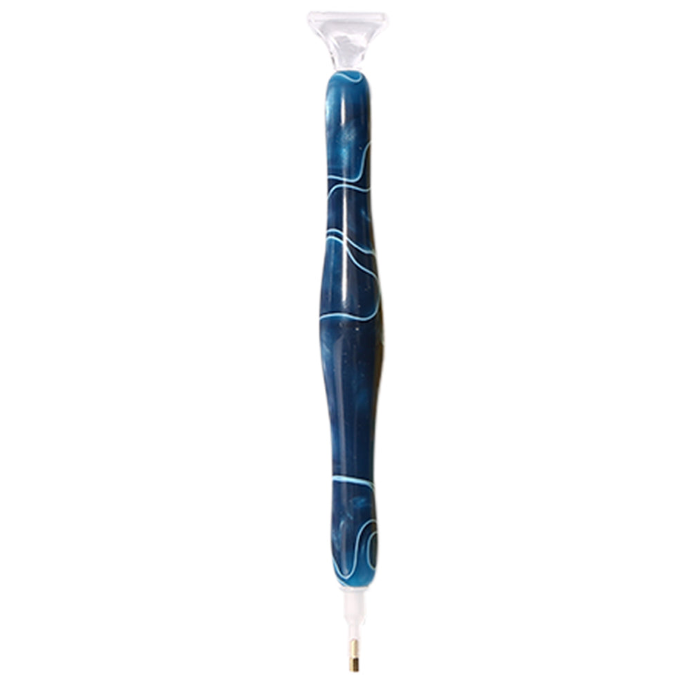 DIY Diamond Painting Tool Pen Rhinestones Pictures Point Drill Pen (Blue) gbfke
