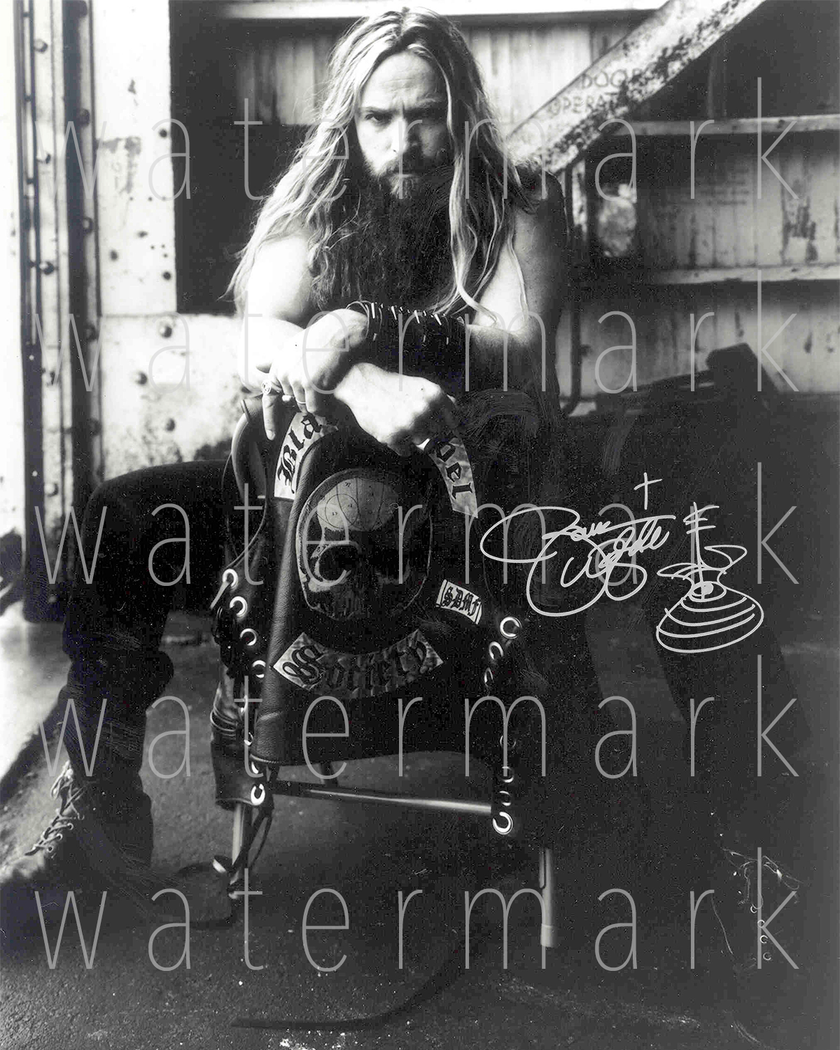 Zakk Wylde signed 8X10 Photo Poster painting picture poster autograph RP