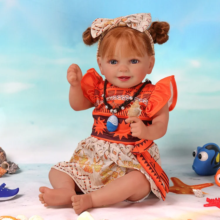 Babeside Doreen 20'' Realistic Reborn Baby Doll Smiling Ocean Princess Girl 