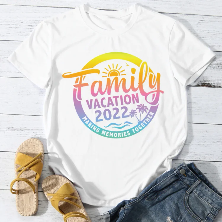 Family vacation 2022 T-shirt Tee-013700