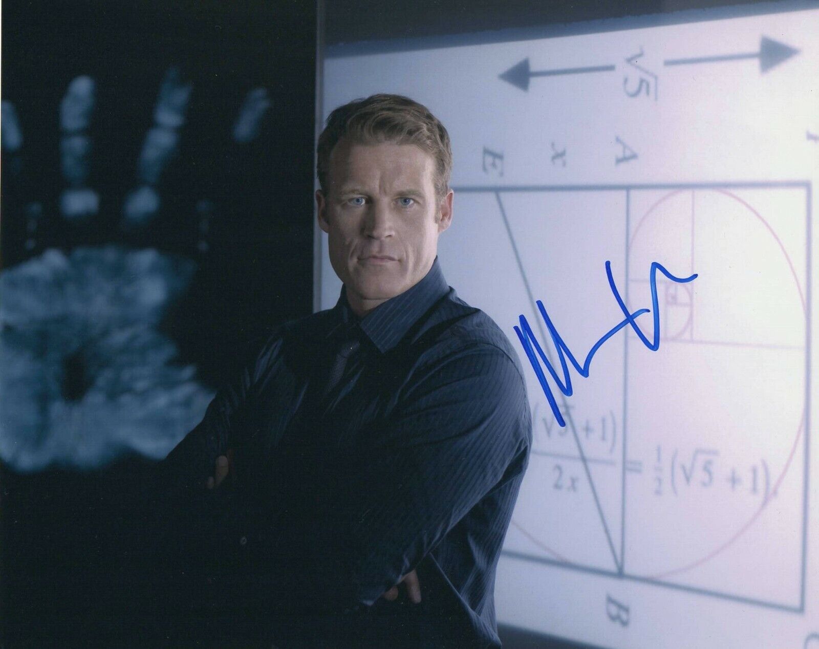 MARK VALLEY SIGNED AUTOGRAPH 8X10 Photo Poster painting - BRAD CHASE BOSTON LEGAL, BODY OF PROOF