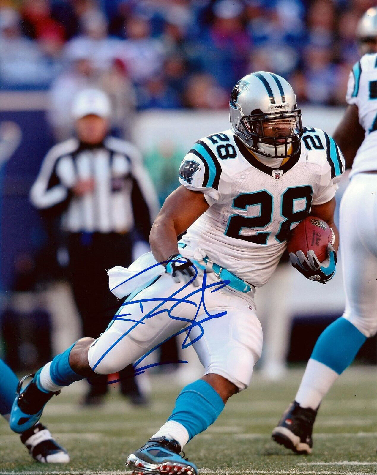 Jonathan Stewart Carolina Panthers 8x10 autographed Photo Poster painting Reprint