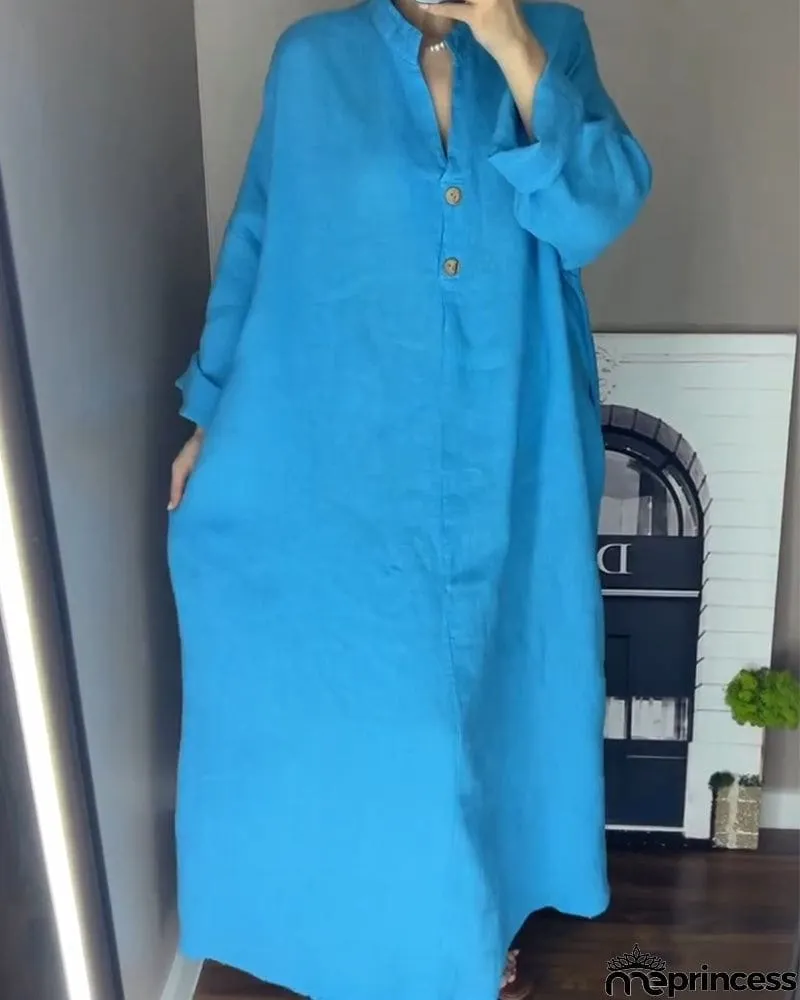 One-Colour Pocket Dress