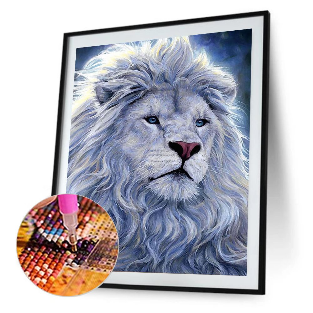 Lion - Full Round Diamond Painting