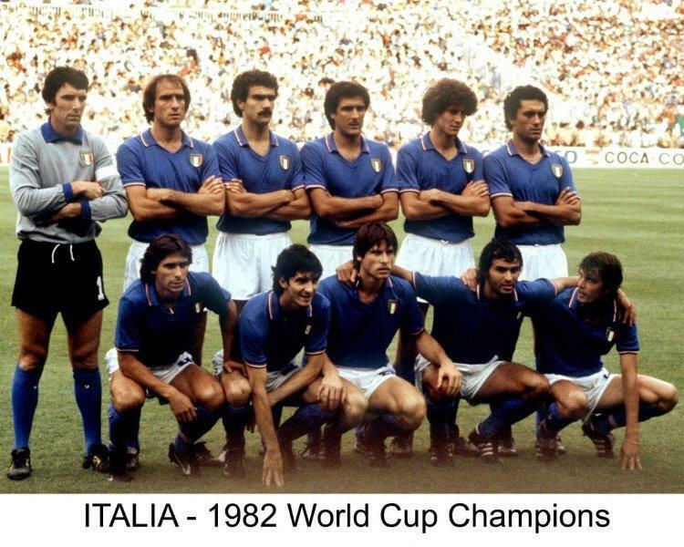 ITALIA - 1982 World Champions Soccer Glossy 8 x 10 Photo Poster painting Man Cave Italy