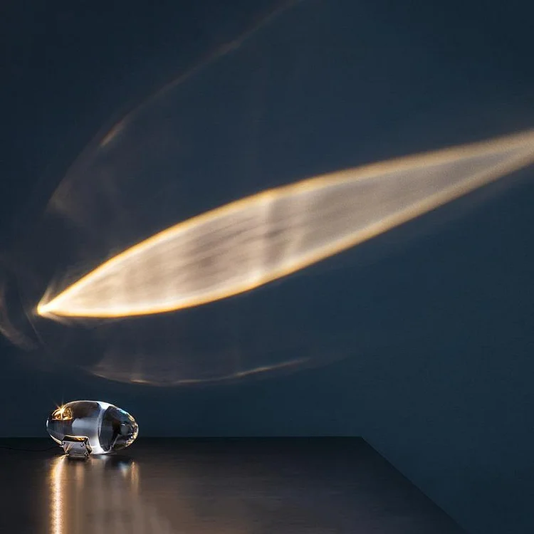 Cretive Projection Egg-shaped Crystal Table Lamp - Appledas