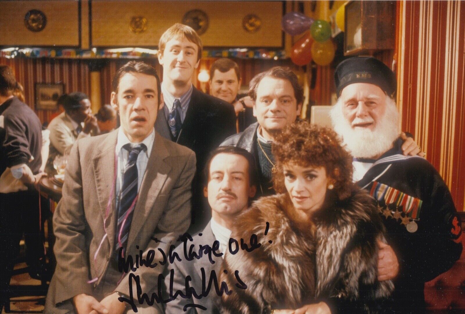 JOHN CHALLIS HAND SIGNED 12X8 Photo Poster painting TV AUTOGRAPH ONLY FOOLS AND HORSES 4