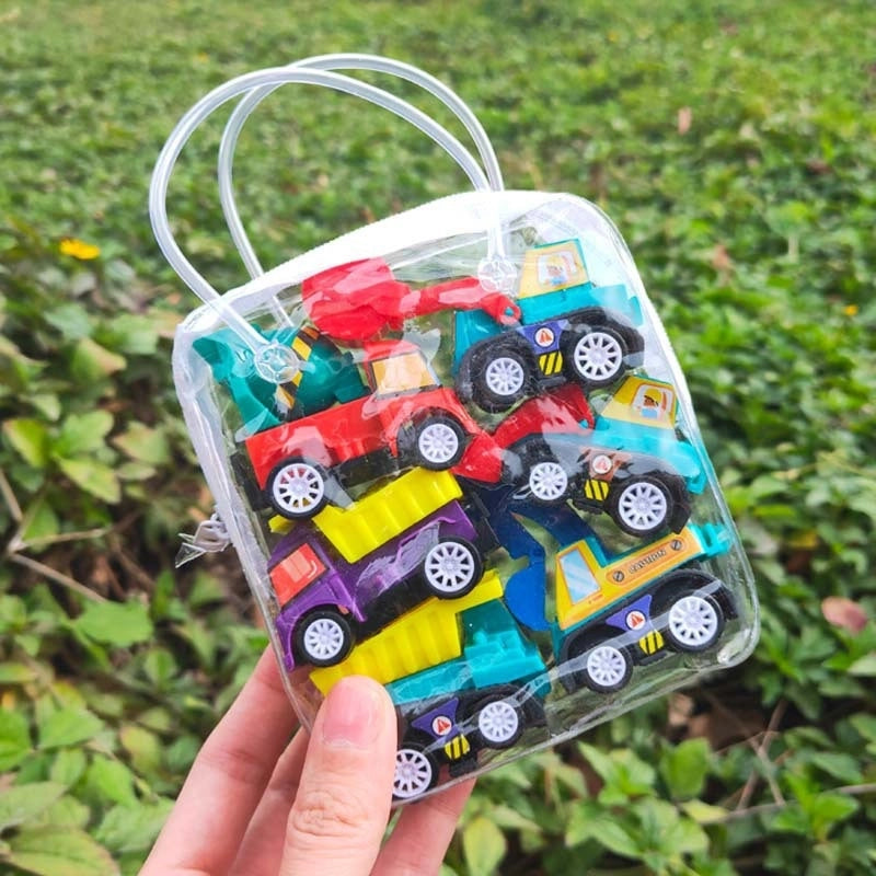 Children’s Cartoon Mini Inertia Pull Back Car Set Toy