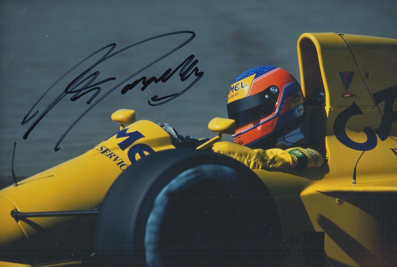 Martin Donnelly Hand Signed 12x8 Photo Poster painting F1 Autograph Camel Team Lotus 4