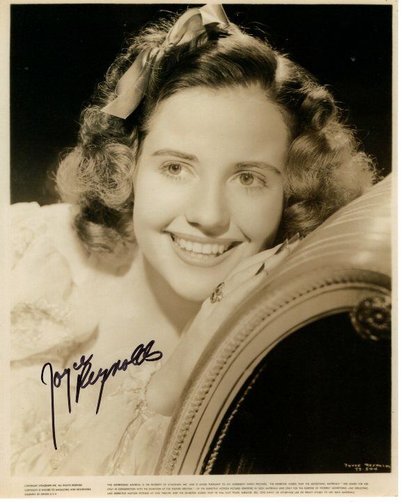 JOYCE REYNOLDS Signed Autographed Photo Poster painting