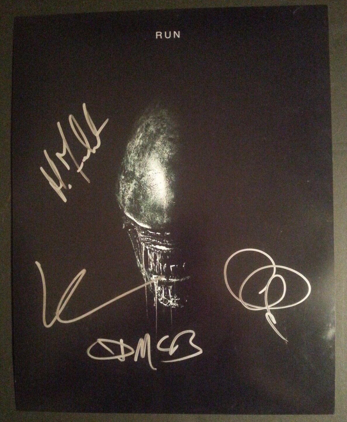 ~ALIEN: COVENANT Cast X4 Authentic Hand-Signed ~Michael Fassbender~ 11x14 Photo Poster painting~