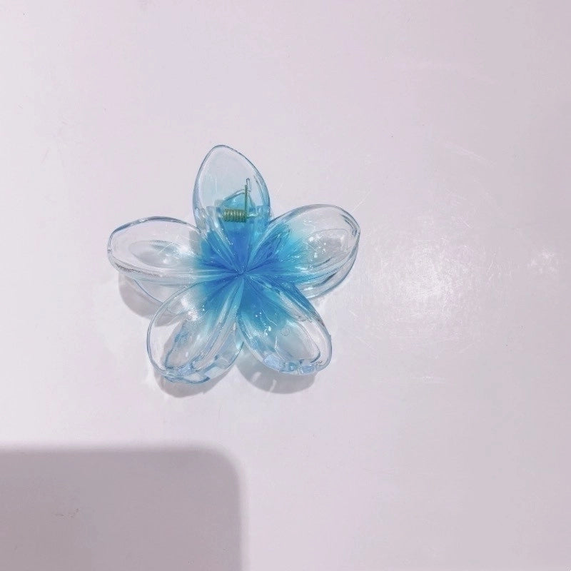 2 Pieces Women’s Sweet Flower Arylic Hair Claws