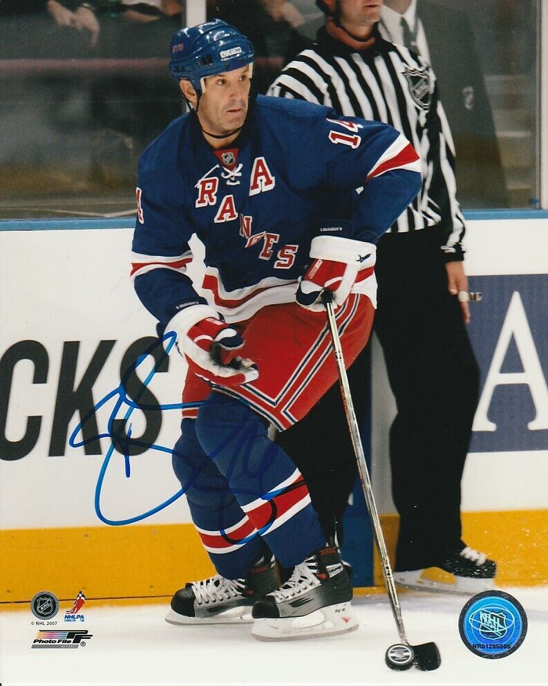 BRENDAN SHANAHAN SIGNED NEW YORK NY RANGERS 8x10 Photo Poster painting #3 HHOF Autograph