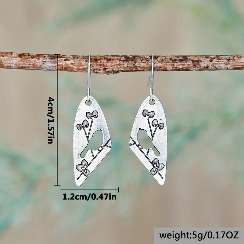 gothic vintage hollow bird fashion pendant earrings boho earrings for women party favors 3