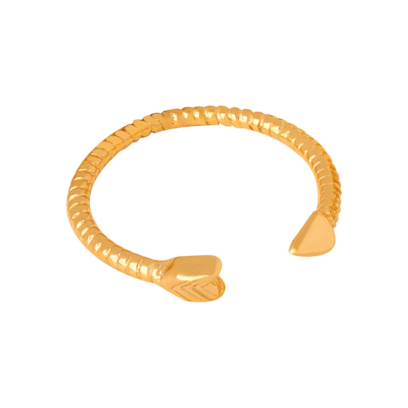 Women's Stainless Steel Alloy Zircon Ring