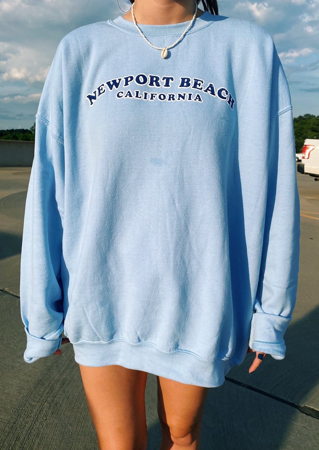 NEWPORT BEACH CREWNECK August Lemonade August Lemonade