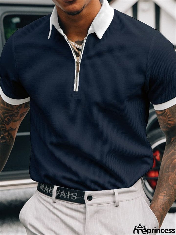 Unconventional High-class Nice Solid Men's Polo Shirts