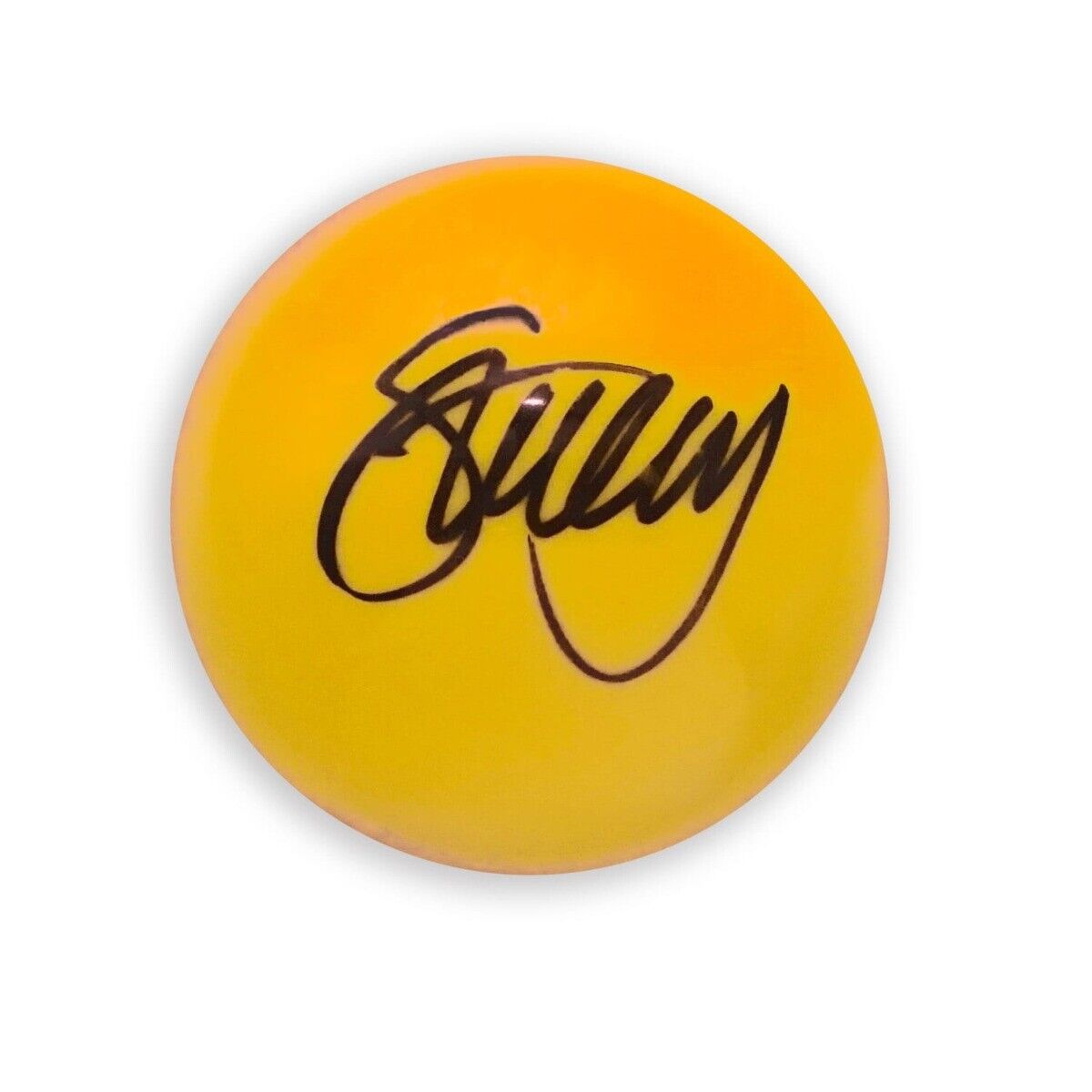 Stephen Hendry Signed Yellow Snooker Ball