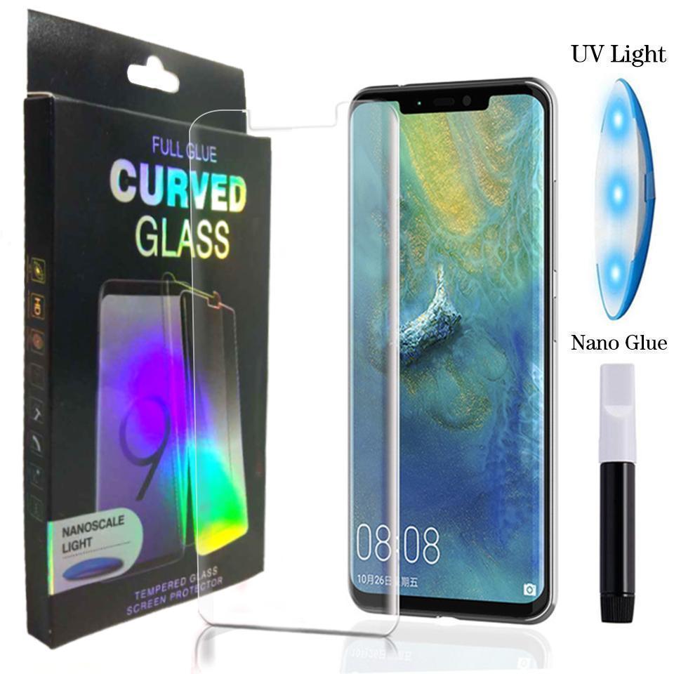 2019 New Screen Protector UV Liquid Full Adhesive Glass Film for Huawei Mate 20Pro P30Pro