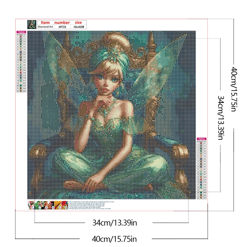 Diamond Painting - Full Round Drill - Tinker Belle(Canvas|40*40cm)