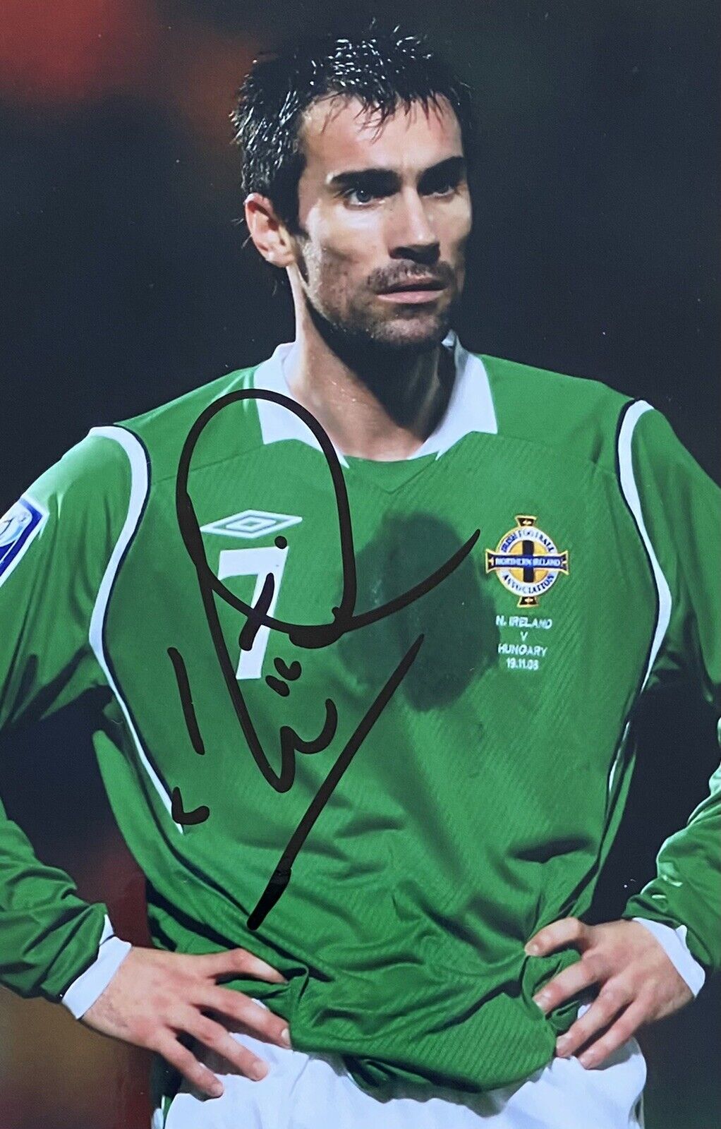 Keith Gillespie Genuine Hand Signed Northern Ireland 6X4 Photo Poster painting