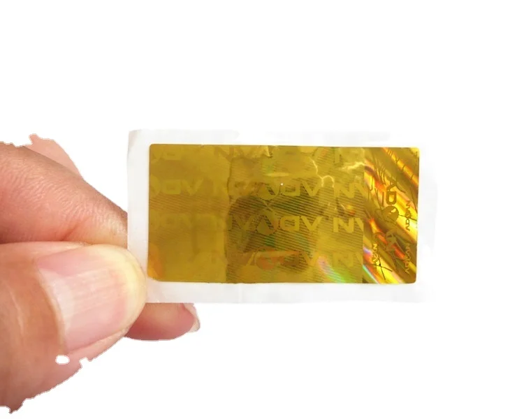 Unique custom printed hologram sticker with nfc