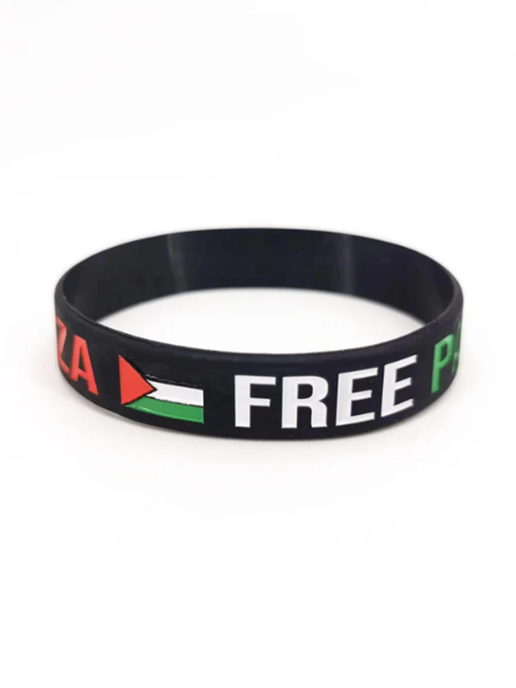 Free Palestine Silicone Bracelet