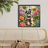 Diamond Painting -5D Full Round Drill Miniature Schnauzer Puppy(40x40cm)