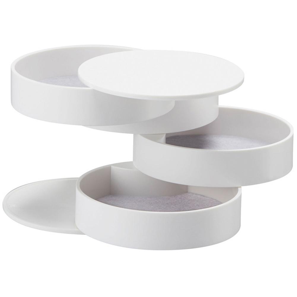 

4-Tier Jewelry Organizer Box, White, 501 Original