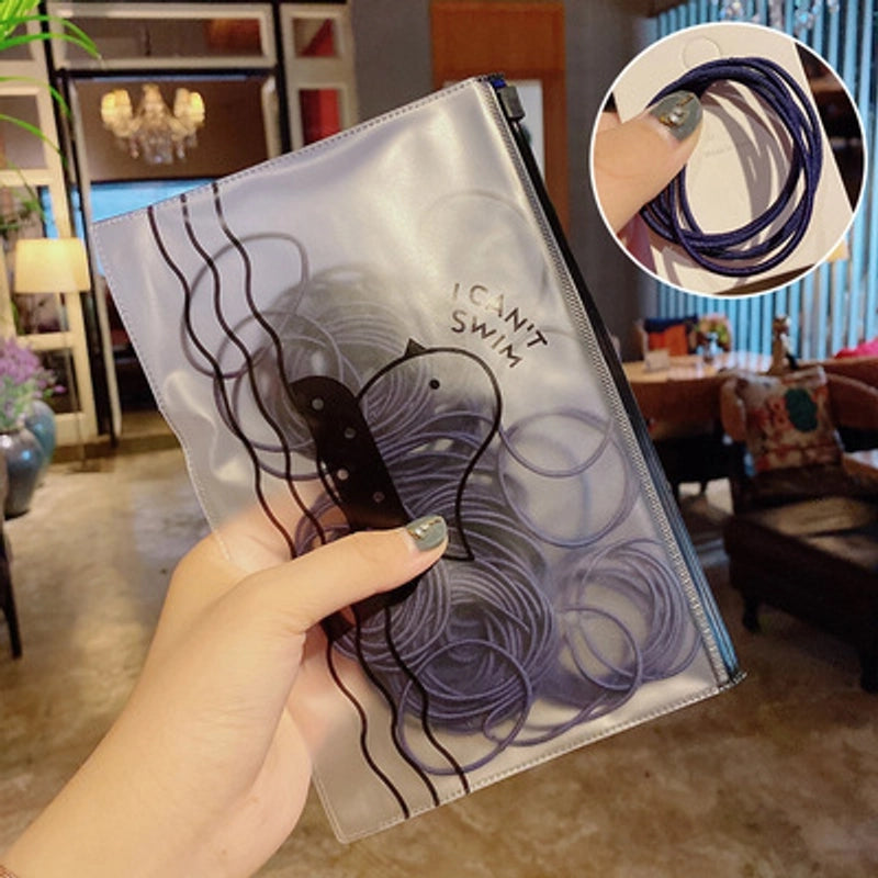 Hair Tie Rubber Band Female Small Hair Band Children’s Hair Rope Hair Rope Girl Baby Rubber Band Does Not Hurt Hair Elastic Good Simple