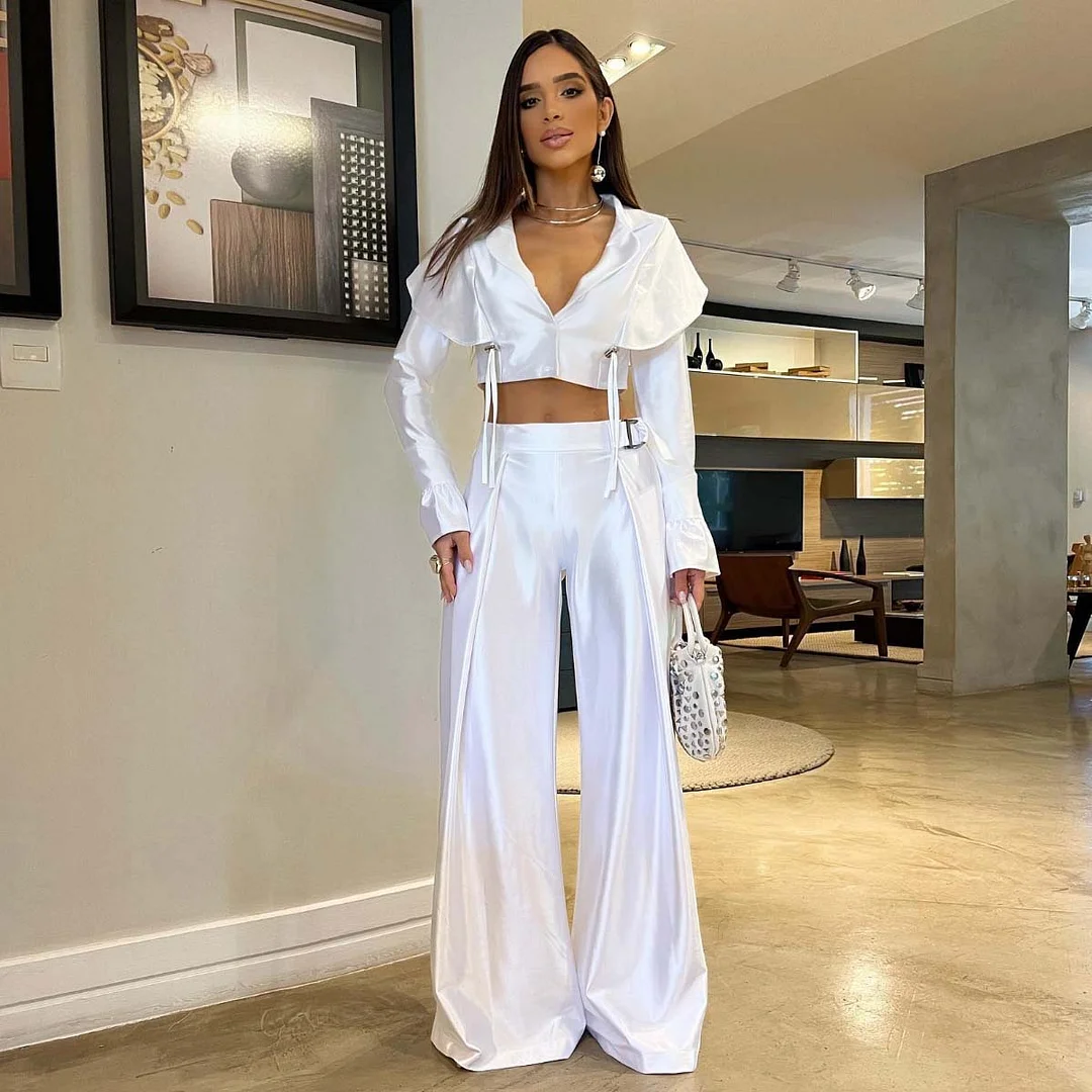 Churchf 2025 New Solid Color Split Suit Seaside Resort Beach Sexy Open Side Of The Waist Outlet