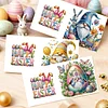 12PCS Diamond Painting Easter Goblins Greeting Card Kit for Birthdays Thanksgiving & Special Occasion