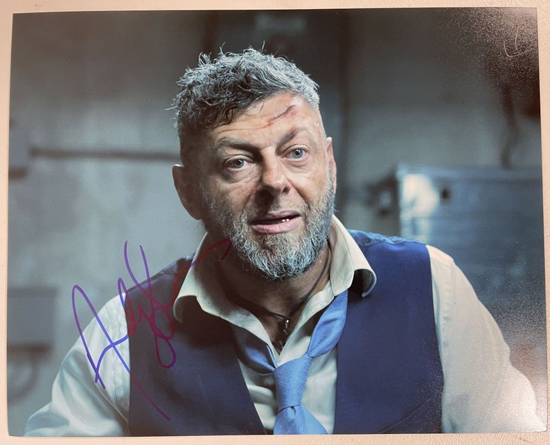 Andy Serkis Signed Autographed Black Panther