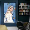 Masked Girl Full Stamped Cross Stitch 11CT 3-Strand 40x70cm