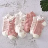 Cute Pink Cotton Summer Women Short Socks
