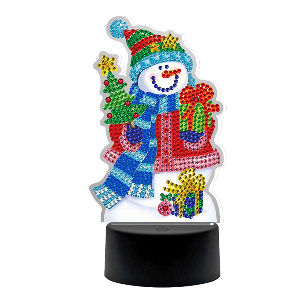 

Snowman Night Lights-5D DIY Craft Lamp, 501 Original