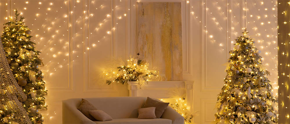 Tegooe LED Curtain Fairy Lights - 8 Modes